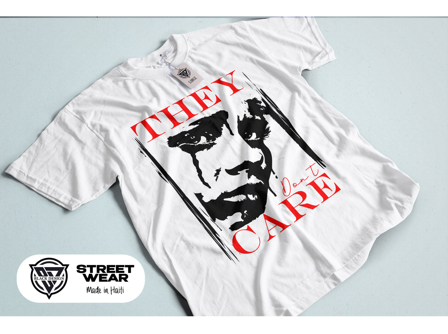 THE DON'T CARE ABOUT US. T-shirt